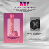 Free Shipping Liquid Silicone Dildo Vibrator, Realistic Grip Thrusting Toy, 8.66", 10 Vibrating Modes, 3 Intensity Levels, Heating Function, with Strong Suction Cup, Rechargeable 1200mAh Lithium Battery, Latex-Free for Women