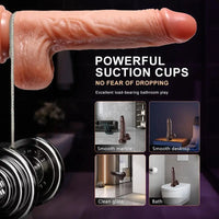 Free Shipping Artificial Dildo Telescopic Rotary Swing Dildo Liquid Silicone Remote Control Adult Toy With Suction Cup Simulated Penis Vibration Sex Toy