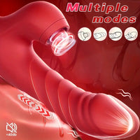 Free Shipping Triple Action Vaginal Massage Toy: Wireless, Non-Latex, 1200mAh Battery, USB Charging adult sex toy