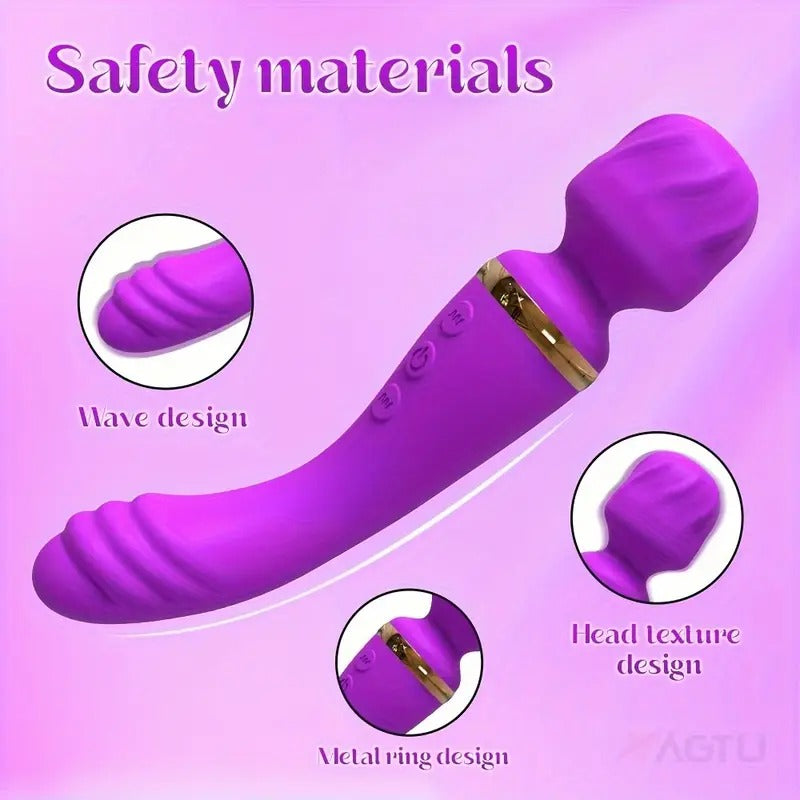 Free Shipping Rechargeable Dual Motor Clitoral & G-Spot Vibrator - 10 Vibration Modes, Ergonomic Design with Metallic Ring, Adult Toy for Women & Couples, Couples Intimate Device|Dual Motor Design|Head Design, Clit Vibration Toy