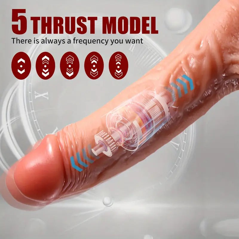 Free Shipping Artificial Dildo Telescopic Rotary Swing Dildo Liquid Silicone Remote Control Adult Toy With Suction Cup Simulated Penis Vibration Sex Toy