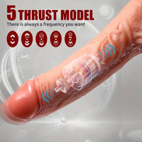 Free Shipping Artificial Dildo Telescopic Rotary Swing Dildo Liquid Silicone Remote Control Adult Toy With Suction Cup Simulated Penis Vibration Sex Toy