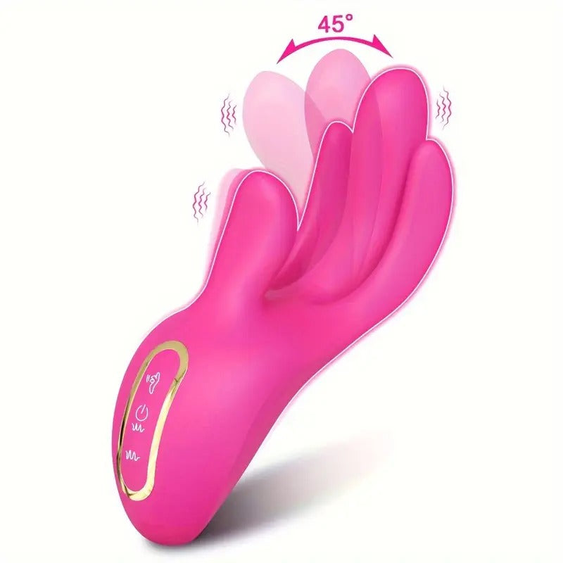 Free Shipping Rechargeable Multi-Motor Vibration Wireless Finger Massager for Women, ALWUP Simulated Finger Stimulator Adult Intimate Sex Toy