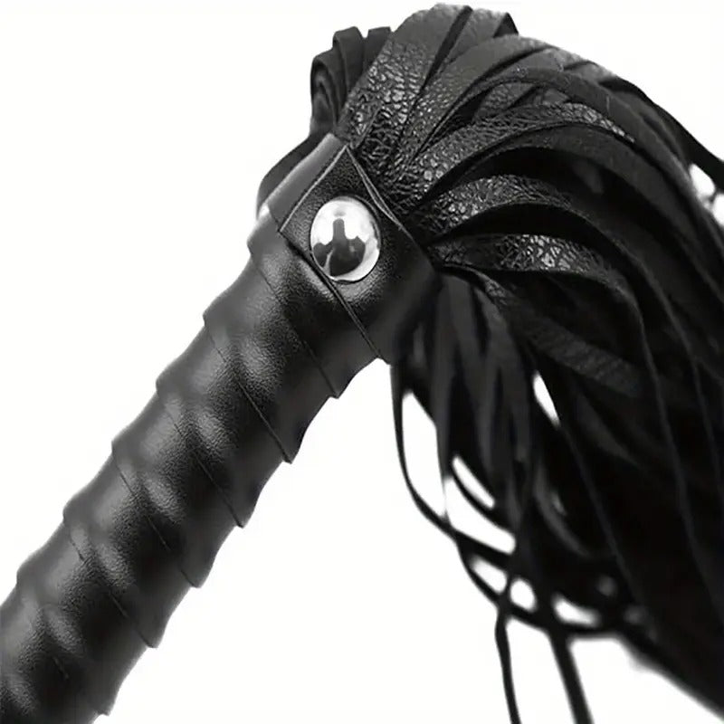 Free Shipping 1pc Fetish Leather Flogger, BDSM Spanking Toy, Sensual Intimate Play, Durable Handheld Flagellation Tool for Women, Love and Fun Accessory