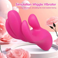 Free Shipping Rechargeable Multi-Motor Vibration Wireless Finger Massager for Women, ALWUP Simulated Finger Stimulator Adult Intimate Sex Toy