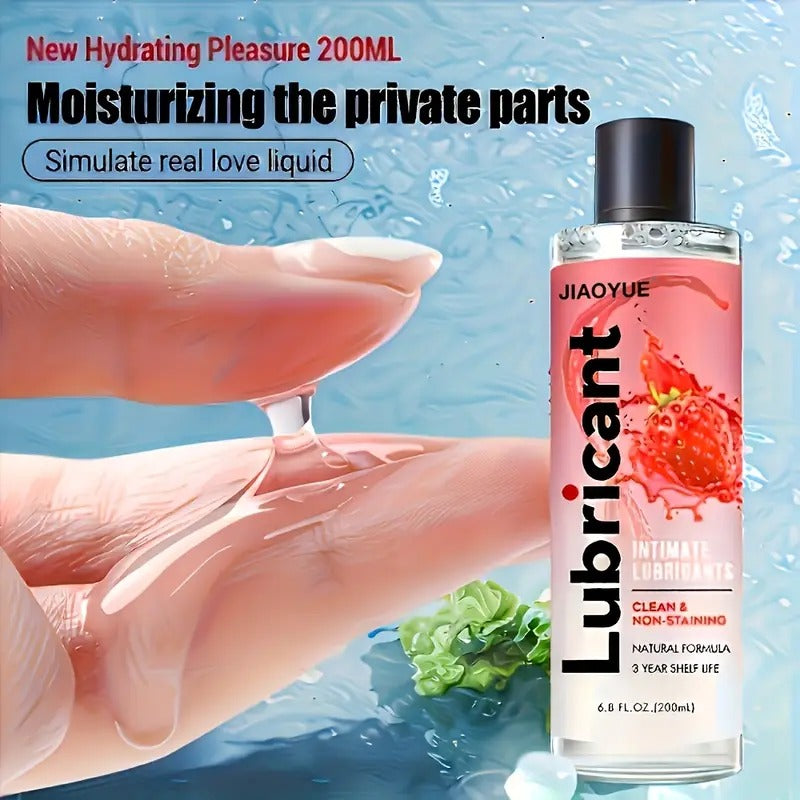 Free Shipping 1 Bottles Long-Lasting Large Volume Of Water-Based Lube for Men, Women, And Couples - Gentle, Non-Sticky, And Safe for Toys - Perfect for Intimate Events for Parties 200ml (6.8oz)