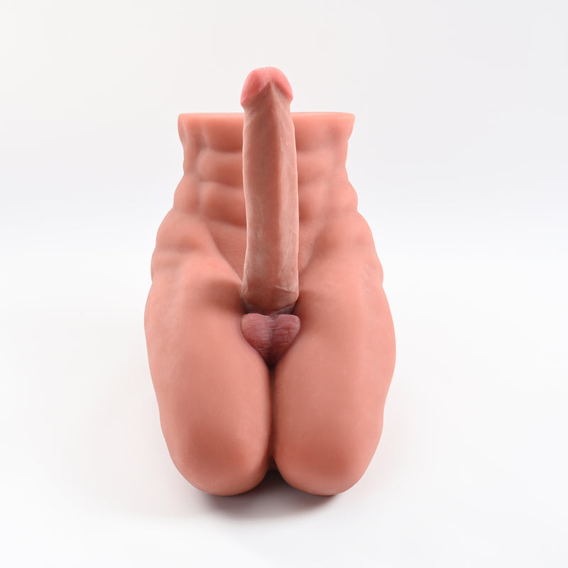 Free Shipping Realistic Male Torso Sex Dolls - Flexible Penis, Huge Penis Torso Dildo, Neutral Masturbator for Women & Gay Couples, Adult Sex Toys