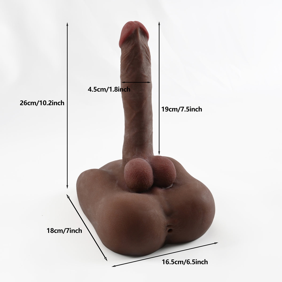 Free Shipping Realistic Male Torso Sex Dolls - Flexible Penis, Huge Penis Torso Dildo, Neutral Masturbator for Women & Gay Couples, Adult Sex Toys