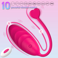 Free Shipping 10 Powerful Vibrations Wearable Panty Vibrator Toy - Remote Control G-Spot Vibrator, Clitoral Stimulator Adult Sex Toy for Women and Couples