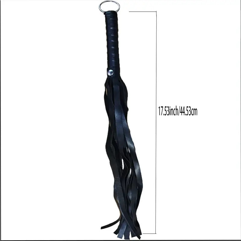 Free Shipping 1pc Fetish Leather Flogger, BDSM Spanking Toy, Sensual Intimate Play, Durable Handheld Flagellation Tool for Women, Love and Fun Accessory