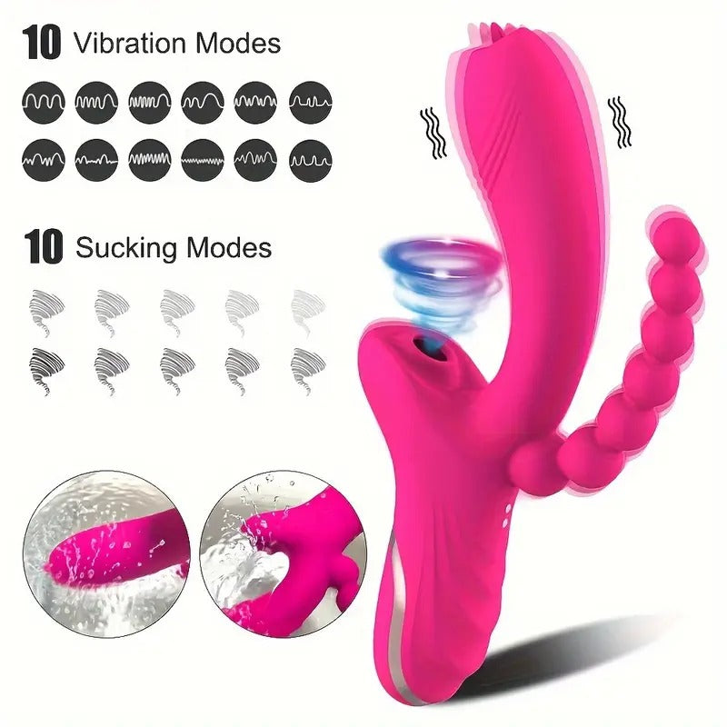 Free Shipping 3-in-1 ALWUP G-Spot Vibrator - 20 Vibration Modes, Rechargeable Battery, Latex-Free Adult Sex Toy for Women and Couples