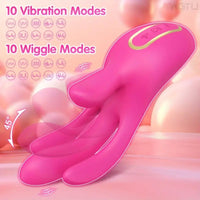 Free Shipping Rechargeable Multi-Motor Vibration Wireless Finger Massager for Women, ALWUP Simulated Finger Stimulator Adult Intimate Sex Toy